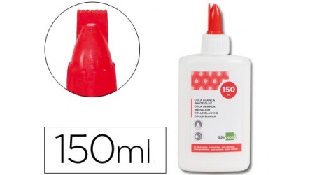 PEGAMENTO COLA BLANCA LIDERPAPEL 150ML.