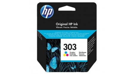 CARTUCHO H.P. Nº 303 COLOR T6N01AE PARA HP ENVY PHOTO 6230,7130,7134,7830 - 165  PAG HEWLET PACKARD