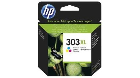 CARTUCHO H.P. Nº 303XL COLOR T6N03E PARA HP ENVY PHOTO 6230,7130,7134,7830 - 415  PAG HEWLET PACKARD
