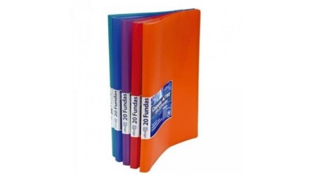 CARPETA PORTAFUNDAS OFFICE BOX ACTIVE SUPRA 20 FUNDAS COLORES SURTIDOS