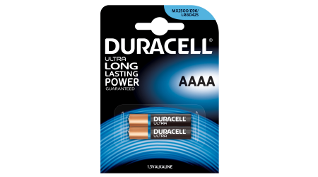 PILAS DURACELL PLUS POWER ALCALINAS AAAA MX2500 LR8 2 UNIDADES