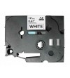 CINTA ROTULADORA COMPATIBLE TZe-231 BLANCO-NEGRO 12MM x 8 MT