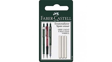 RECAMBIO 3 GOMAS PARA PORTAMINAS FABER CASTEL TK-FINE