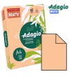 PAPEL A4 COLOR 500 HOJAS SALMON 80 GR. ADAGIO
