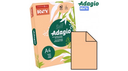 PAPEL A4 COLOR 500 HOJAS SALMON 80 GR. ADAGIO