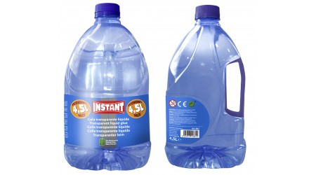 PEGAMENTO COLA INSTAN SUPERCLEAR 4,5 LITROS ESPECIAL SLIME