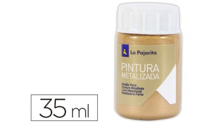 PINTURA METALIZADA LA PAJARITA ORO DUCADO 35 ML