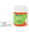 PINTURA PARA TELA LA PAJARITA ANARANJADO 25 ML