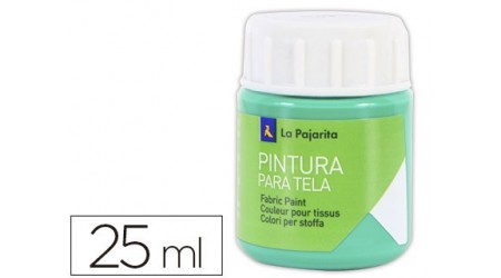 PINTURA PARA TELA LA PAJARITA VERDE ESMERALDA 25 ML