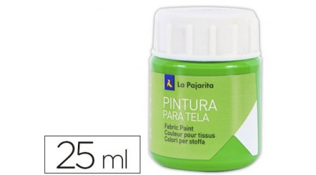 PINTURA PARA TELA LA PAJARITA VERDE PRIMAVERA 25 ML