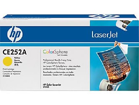 TONER H.P. Nº 504A AMARILLO CE252A PARA COLOR LASERJET CM 3530 F