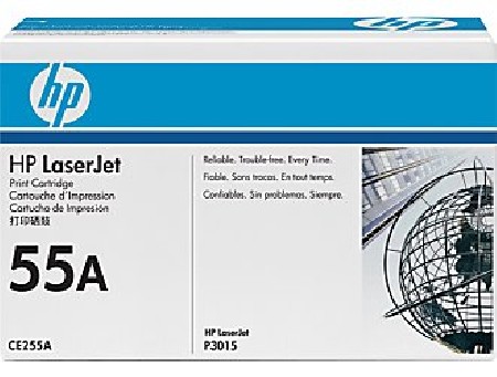 TONER H.P. Nº 55A NEGRO CE255A PARA HP LASERJET P 3015 - 6000 PA