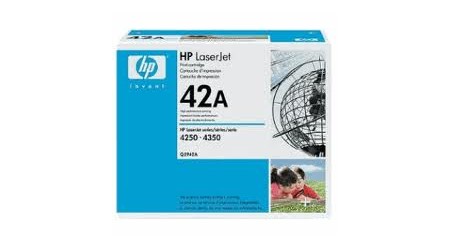 TONER H.P. Nº 42A NEGRO Q5942A PARA HP LASERJET 4240/4250 - 1000