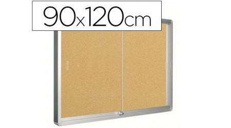 VITRINA DE ANUNCIOS Q-CONNECT MARCO DE ALUMINIO 900 X 1200 MM