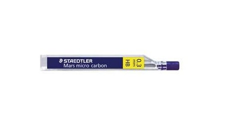 MINAS 0'3 HB STAEDTLER MARS© MICRO CARBON TUBO 12 UNIDADES