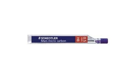 MINAS 0'5 HB STAEDTLER MARS© MICRO CARBON TUBO 12 UNIDADES
