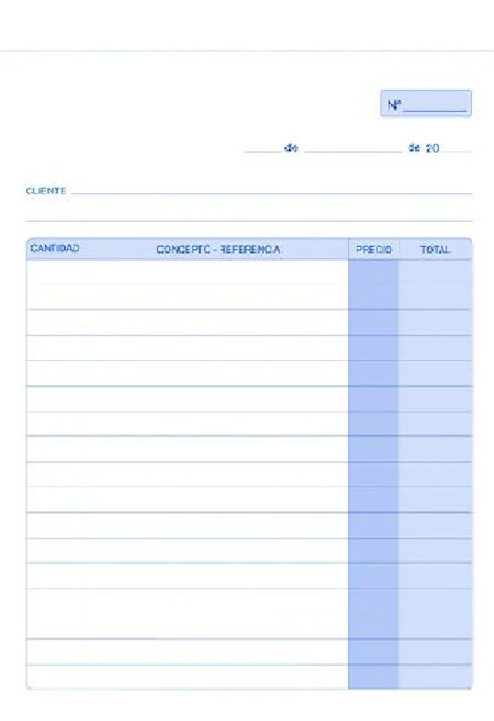 TALONARIO MULTIUSOS 1/4 NATURAL