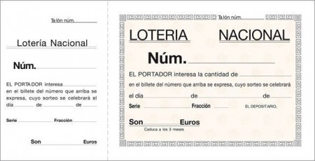 TALONARIO LOTERIA 1/3 FOLIO