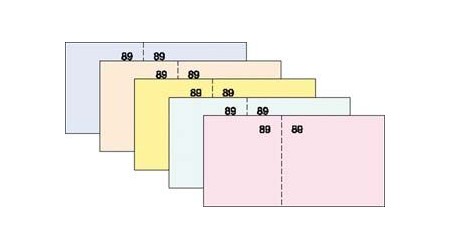 TALONARIO CAJA 1/6 CUARTO BLANCO