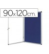 VITRINA DE ANUNCIOS Q-CONNECT MURAL GRANDE 90 X 120 CM. FIELTRO AZUL CON PUERTA Y MARCO CON CERRADURA