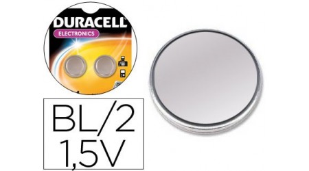PILA DURACELL ALCALINA LR44 BLISTER 2 BOTON