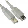 CABLE USB PROLONGADOR 2,0  AM/AH  1,8 MT.