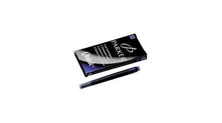 CARTUCHOS TINTA PARKER CAJA 5U. AZUL REAL LAVABLE
