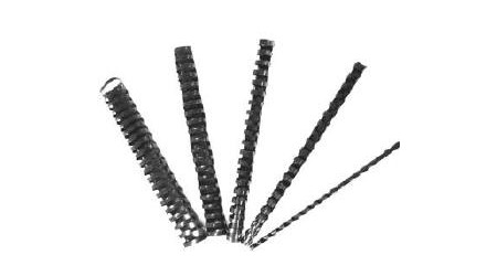 CANUTILLO REDONDO 20 MM PLASTICO NEGRO 151.170 PAG. 50 UNID.