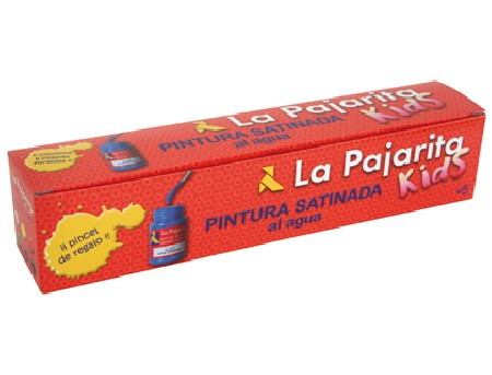 PINTURA LATEX LA PAJARITA -6 COLORES SURTIDOS