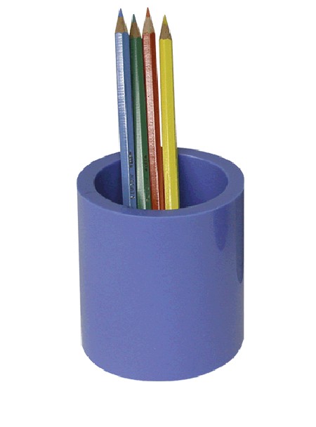 PORTALAPICES PLASTICO OPACO 770 COLOR AZUL
