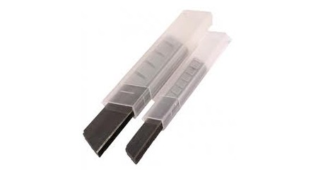 REPUESTO CUTTER ESTRECHO 9 MM. 10 UNIDADES