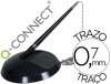 BOLIGRAFO CON PEANA Q-CONNECT -CON SOPORTE ADHERENTE
