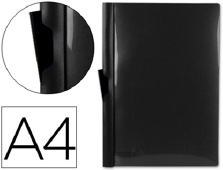 DOSSIER PINZA LATERAL A4 60H. NEGRO 45325