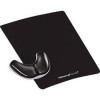 REPOSAMUÑECAS DESLIZANTE FELLOWES GEL CON CANAL ERGONOMICO COLOR NEGRO