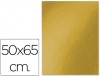 CARTULINA 50X65 CM METALIZADA ORO