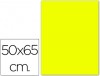 CARTULINA 50X65 CM  FLUORESCENTE AMARILLO