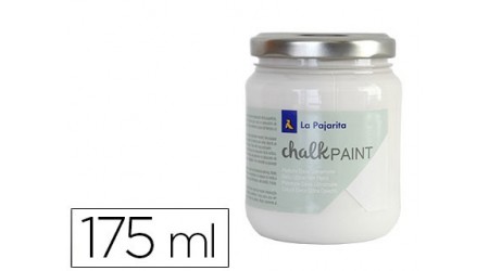 PINTURA ACRILICA LA PAJARITA EFECTO TIZA CHALK PAINT CP-01 BLANCO NUBE 175 ML