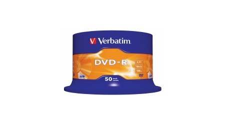 DVD-R 4,7 GB TARRINA 50 VERBATIM - CANON LPI 10,5 INCLUIDO