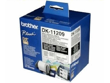 ETIQUETA ADHESIVA BROTHER DK11209 -TAMAÑO 62X29 MM 800 ETIQUETAS