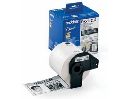 ETIQUETA ADHESIVA BROTHER DK11202 -TAMAÑO 62X100 MM 300 ETIQUETA