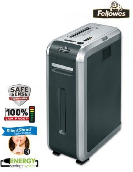 DESTRUCTORA FELLOWES 125ci 18 HOJAS 53 LITROS PARTICULAS 45 MINU