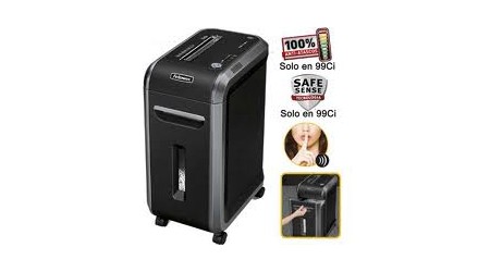 DESTRUCTORA FELLOWES 99Ci 17 HOJAS PARTICULAS 34 LITROS 30 MINUTOS