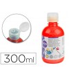 TEMPERA LIQUIDA LIDERPAPEL ESCOLAR 300 ML ROJO FLUORESCENTE - ULTIMAS UNIDADES