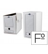 CAJA DE ARCHIVO DEFINITIVO LIDERPAPEL 367X251X200 MM DOBLE FOLIO