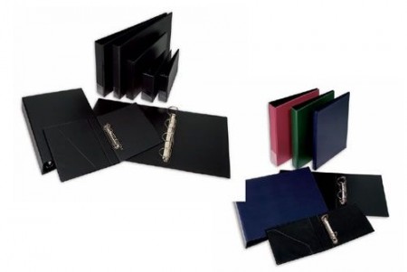 CARPETA PLASTICO FOLIO 2 ANILLAS DE 40 MM. ROJO