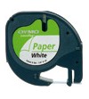 CINTA DYMO LETRATAG PAPEL 12MM X 4M NEGRO/BLANCO 91200