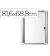 VITRINA DE ANUNCIO BI-OFFICE MAGNETICA 816X688 MM PARA EXTERIOR CON MARCO DE ALUMINIO Y CERRADURA