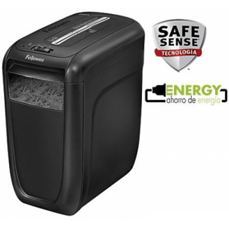 DESTRUCTORA FELLOWES 60Cs - 10 HOJAS PARTICULAS 22 LITROS 6 MINU
