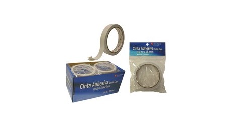 CINTA ADHESIVA DOBLE CARA 18MM X10M BISMARK