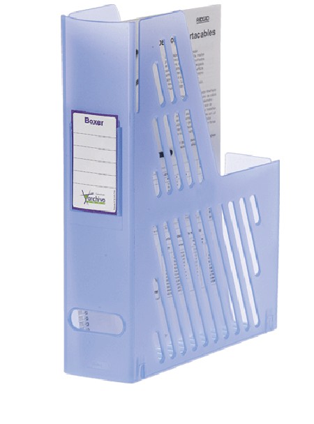 REVISTERO 2005 TRANSPARENTE AZUL ARCHIVO 2000